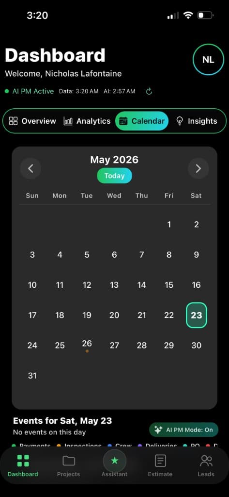 Dashboard Overview companion screenshot